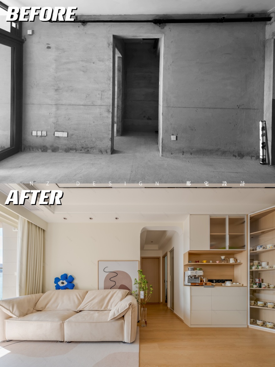 日式原木风家庭空间设计丨中国深圳丨那宅设计事务所-40