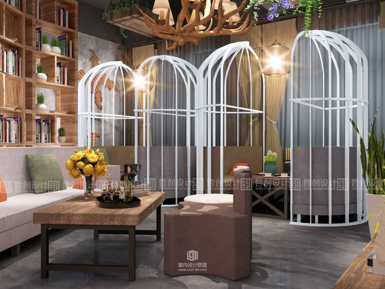 昆明专业网咖装修设计效果图分享 昆明网咖装修设计-39