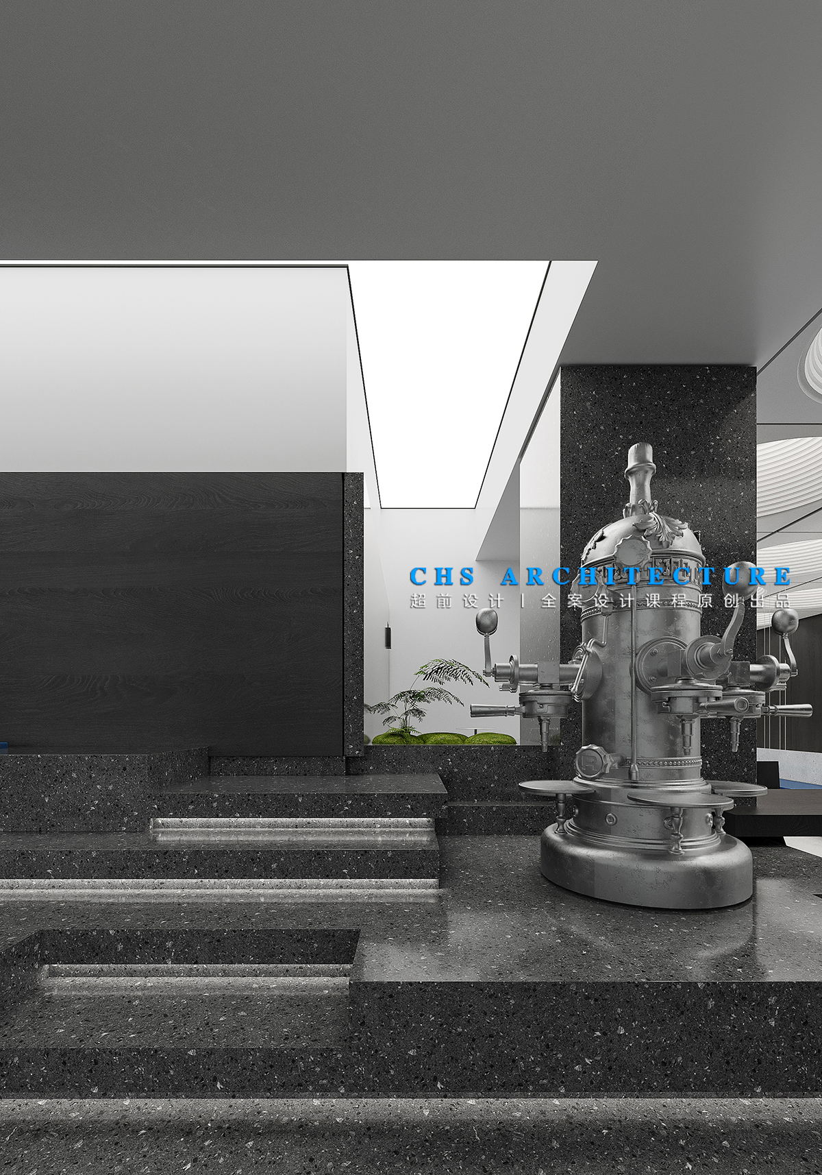 黑白构造 · 蓝瓶咖啡馆原创方案设计丨超前设计（超前创意设计教育）-39