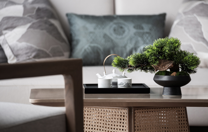 济南雍泉府下叠样板间 | 素雅新中式,融入自然之美-61