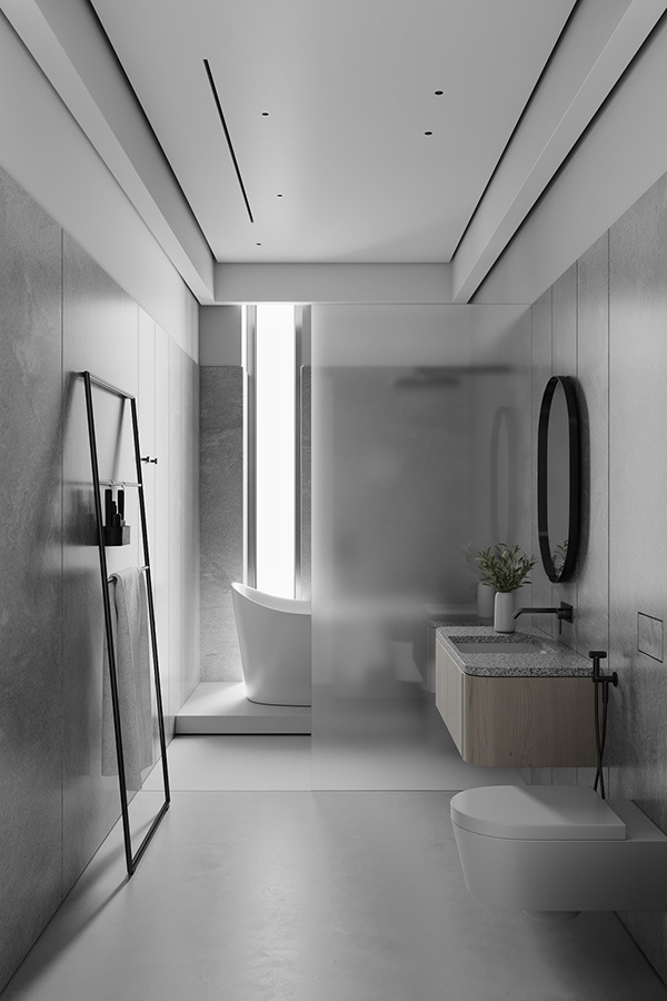 极简风住宅设计 超有设计感！-37