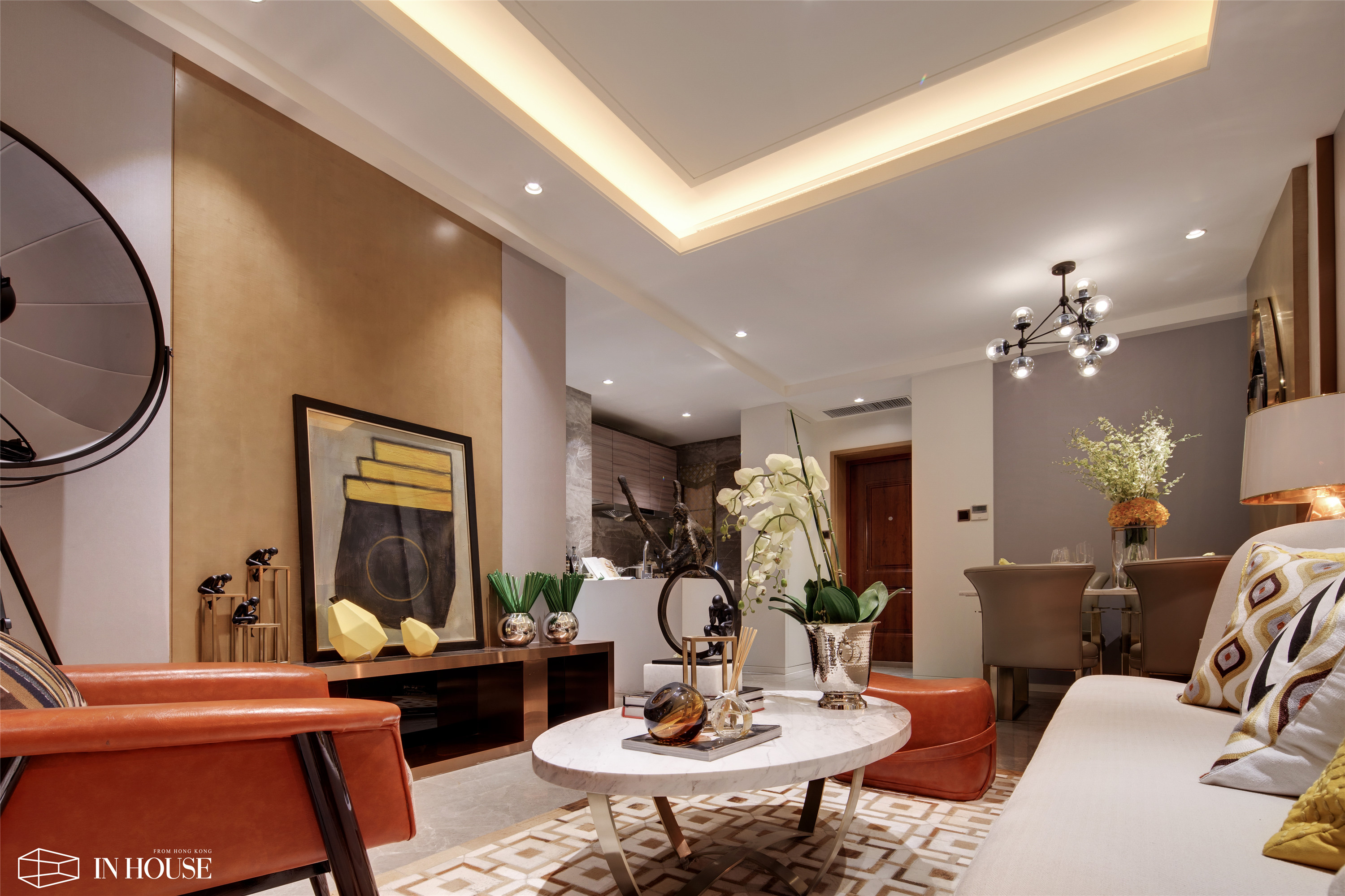 融创中新国际城95㎡样板间软装设计——INHOUSE设计-8