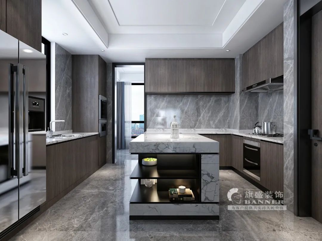 李丞打造 400㎡现代家宅，品质生活与艺术气息的完美融合-56