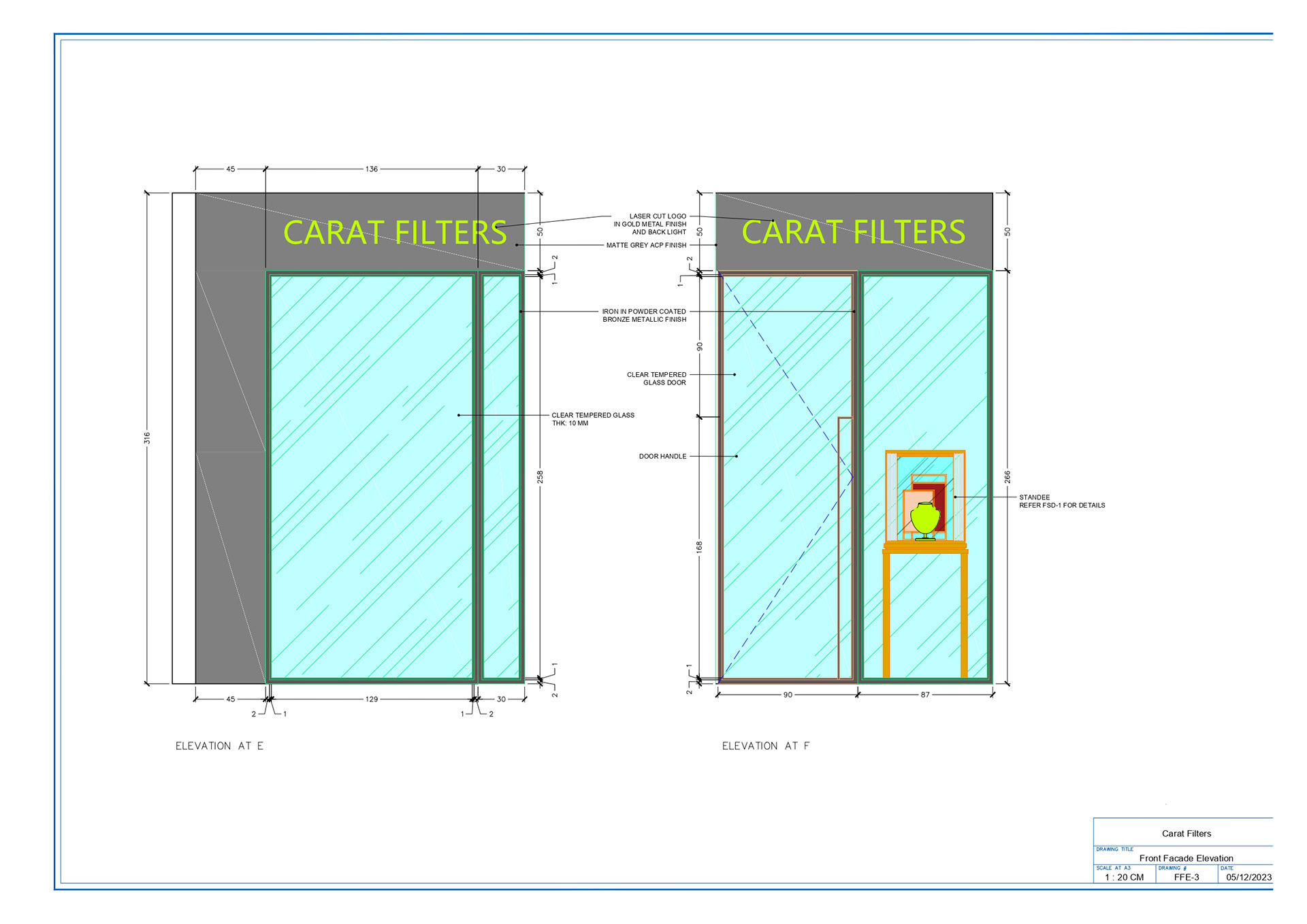 AutoCAD | Drawing | 2D Elevations |-4
