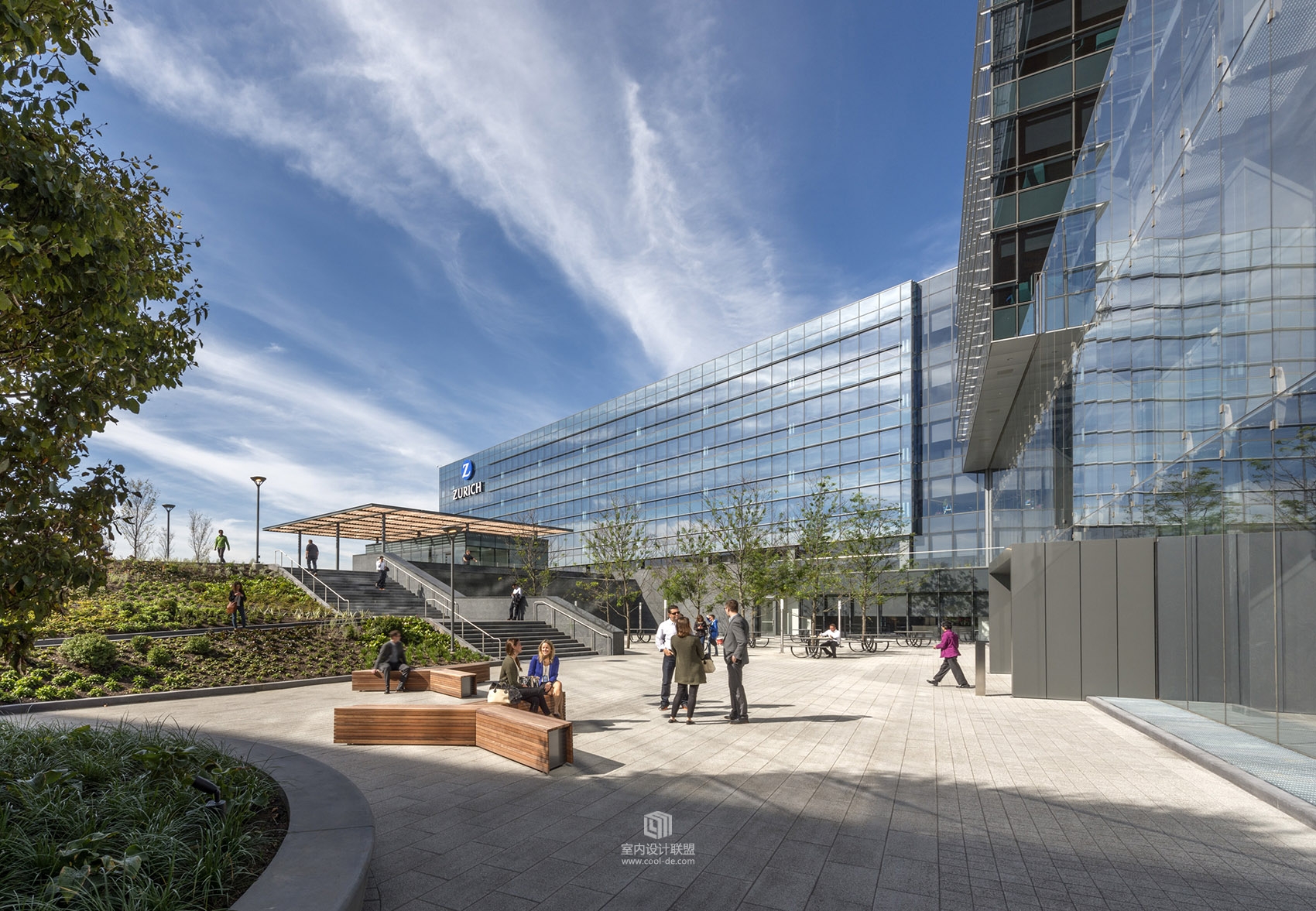 苏黎世保险公司北美总部大楼-6