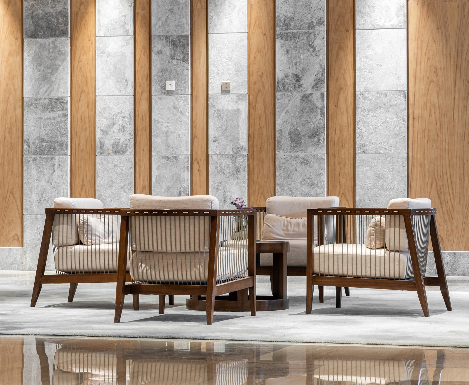 涞源白石山华中小镇二期·白桦林温泉谷竹里馆丨中国河北-25