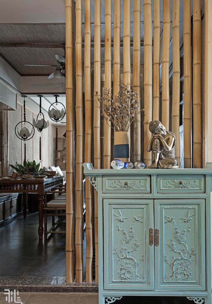 日光花园 | 自然元素融入现代家居,打造古朴生活空间-8