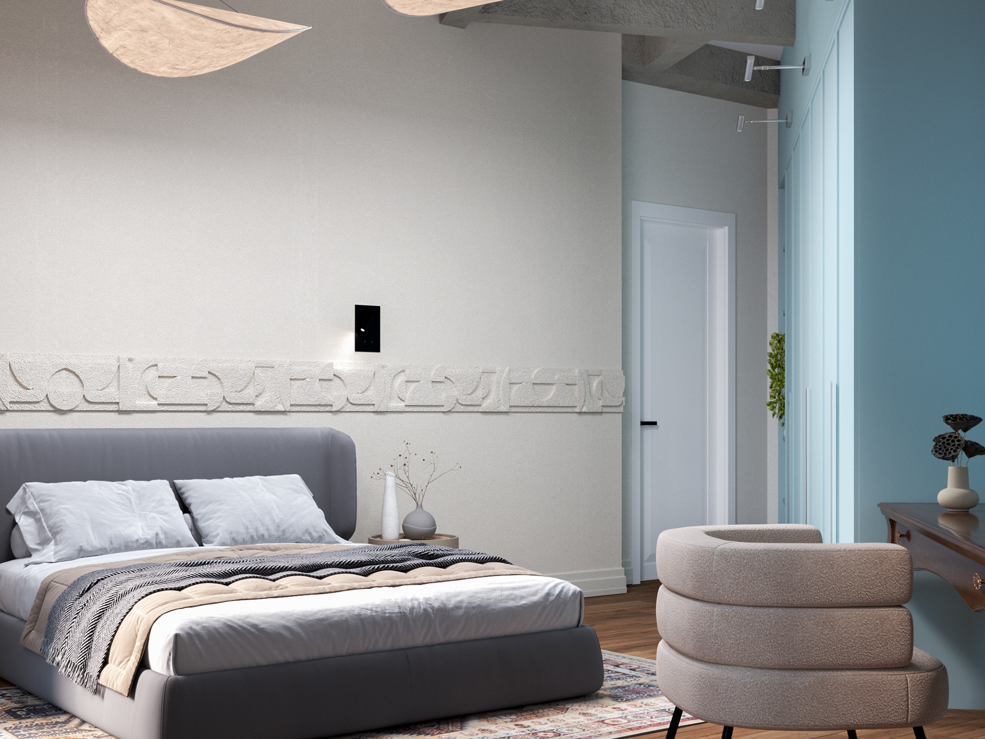 Визуализация квартиры 101,5м². Дизайн Carmine Home-10