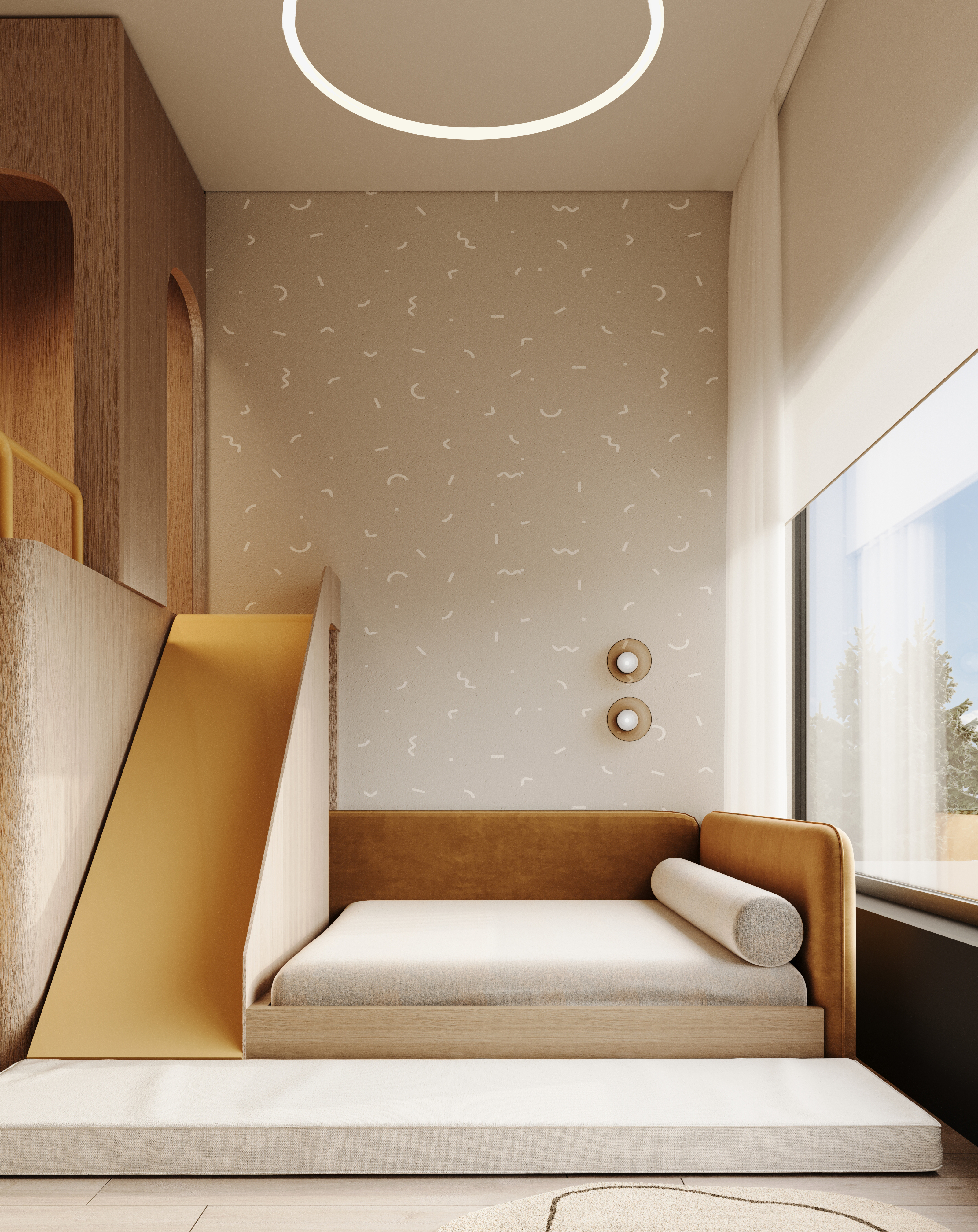 BEREZKY私人住宅儿童房及相关区域设计-9