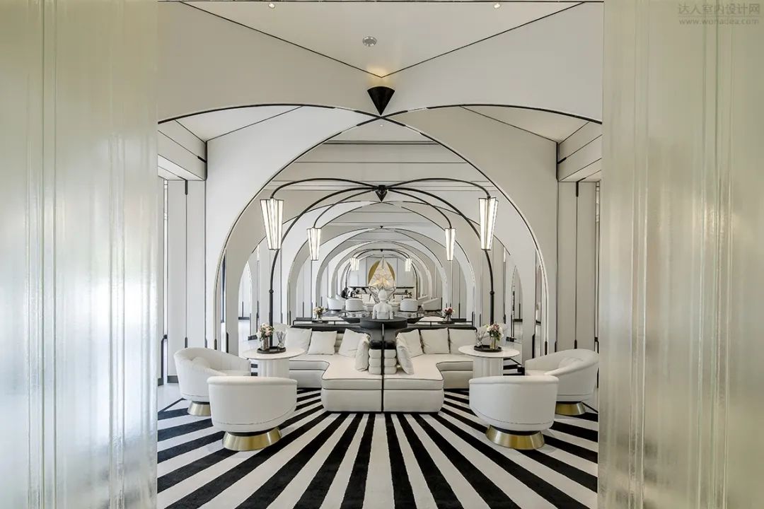 长春中海锦城售楼部 | 几何韵律中的优雅艺术空间-114