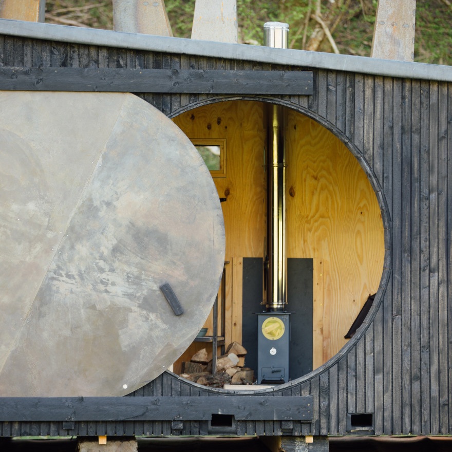 Eight pop-up "glamping" cabins built to tour the Welsh countryside-21