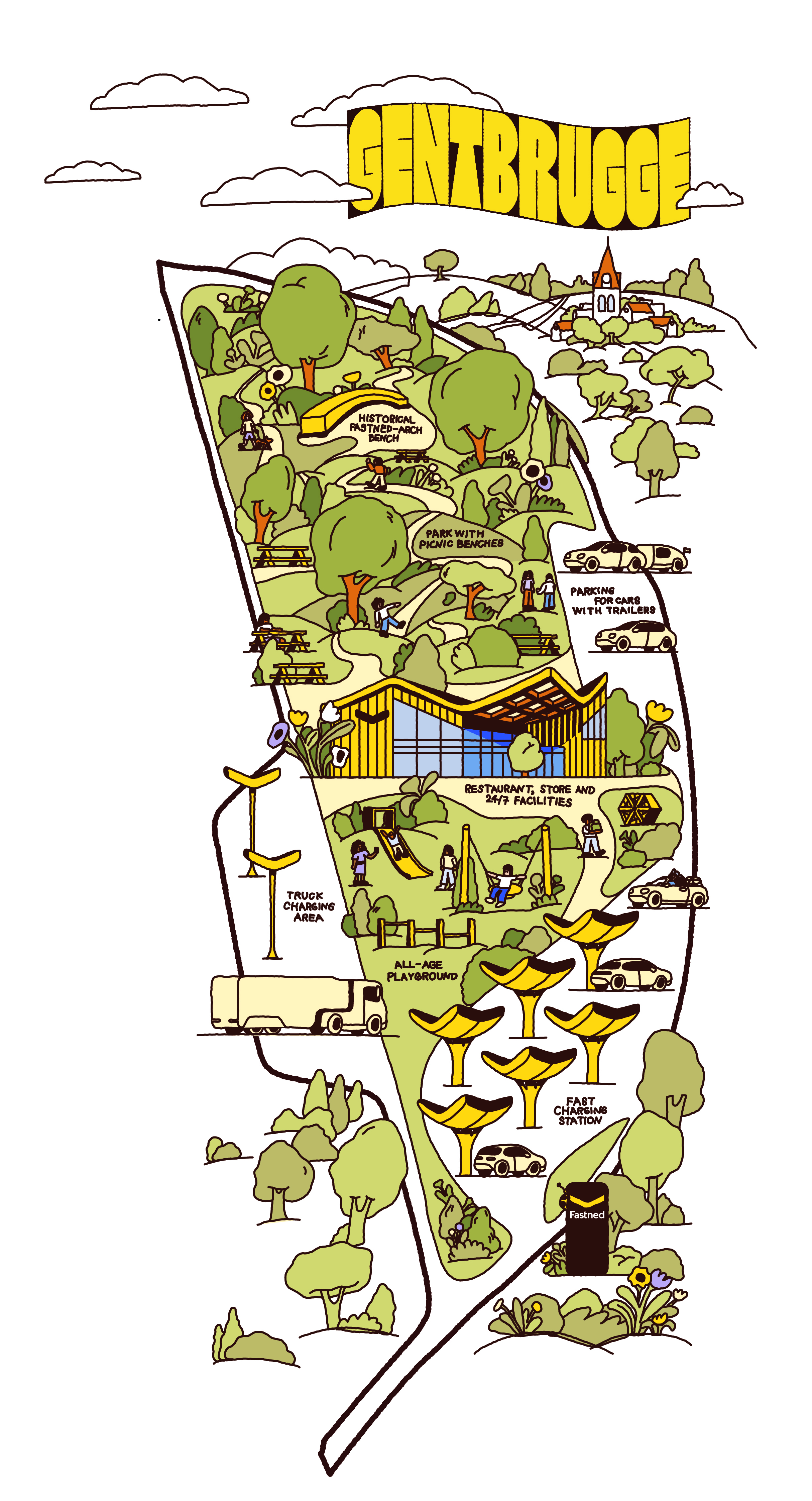 根特布吕赫北区和南区丨Fastned B.V.-29