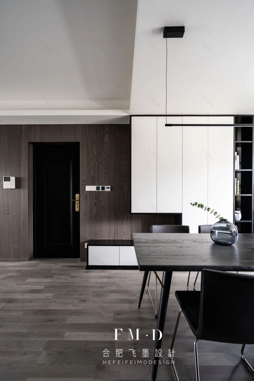 130㎡简约商务风家居,无主灯、中西厨、超级收纳...-25
