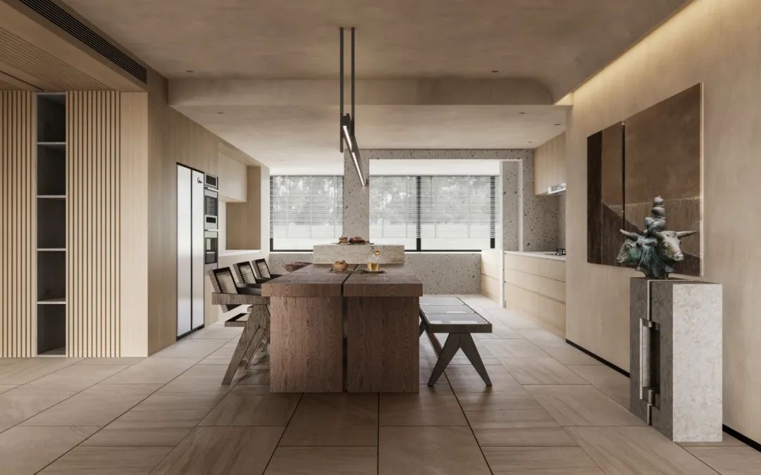 香韵典故空间设计 · 成都珠江御景湾 230㎡中古风格家居丨中国成都-25