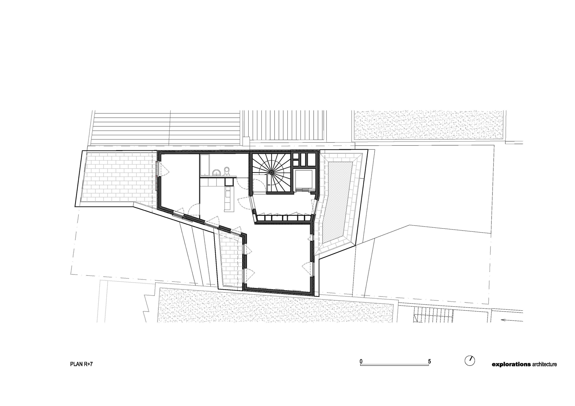 巴黎 Rue Du Chateau 公寓楼丨Explorations Architecture-34