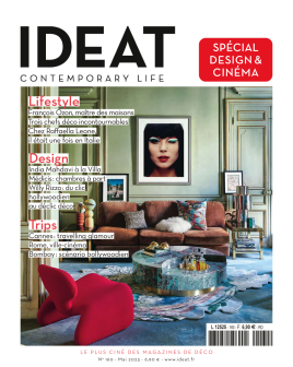 《IDEAT》，是法国2013年发行量独一增长的室内设计杂志，享誉全球16年的胜利故事，证明了它不是另一本属于过去的的杂志。它是一本混合了生活、设计、艺术、当代创想的
灵感之书。