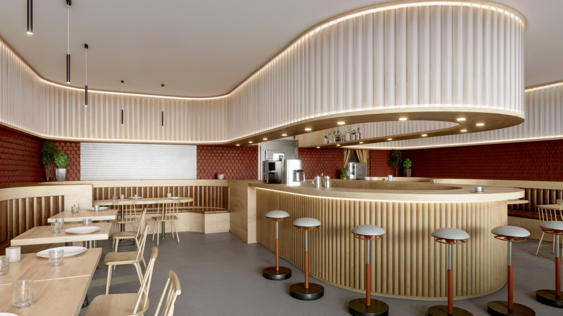 现代亚洲餐厅设计-15