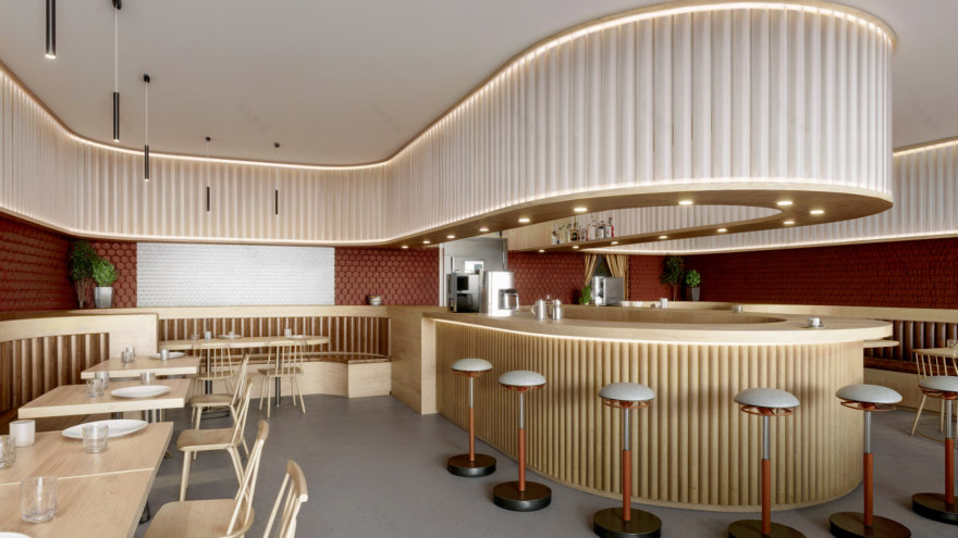 现代亚洲餐厅设计-15