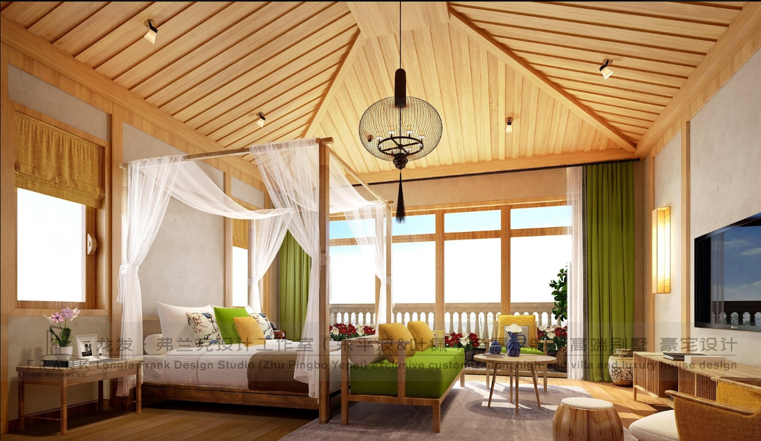 原生自然,温馨舒适的河畔新世界家居设计-13