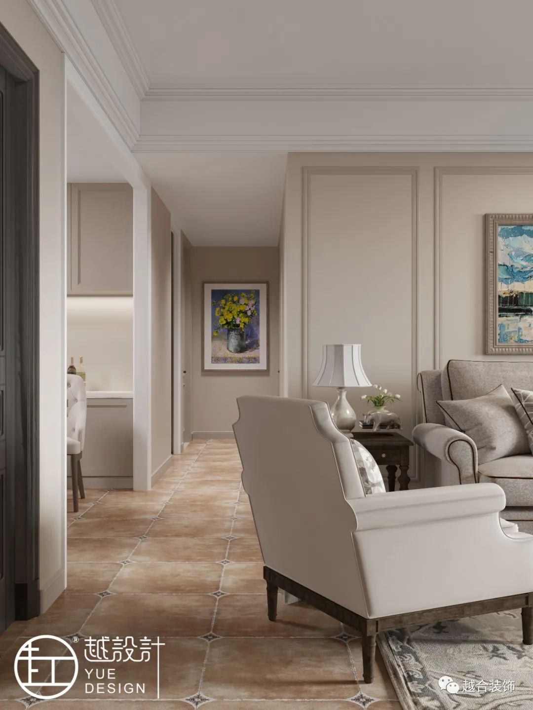 归家即远方,美式格调的理想家丨越设计-10