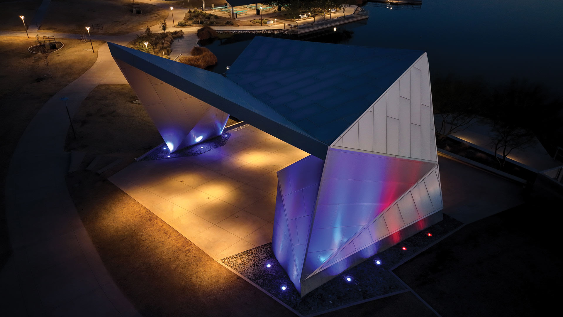 吉尔伯特地区公园圆形露天剧场丨Acuity Brands-9