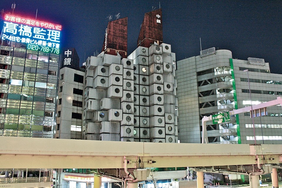 中银舱体大厦（Nakagin Capsule Tower）丨日本东京丨黑川纪章（Kisho Kurokawa）-3