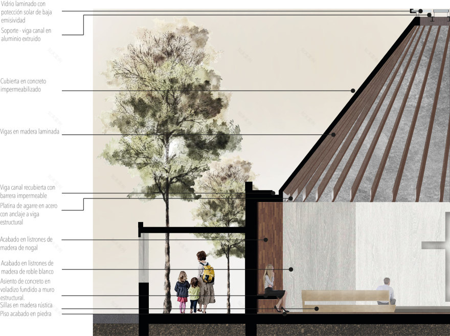 UNC 结构空间会议寺庙项目-29