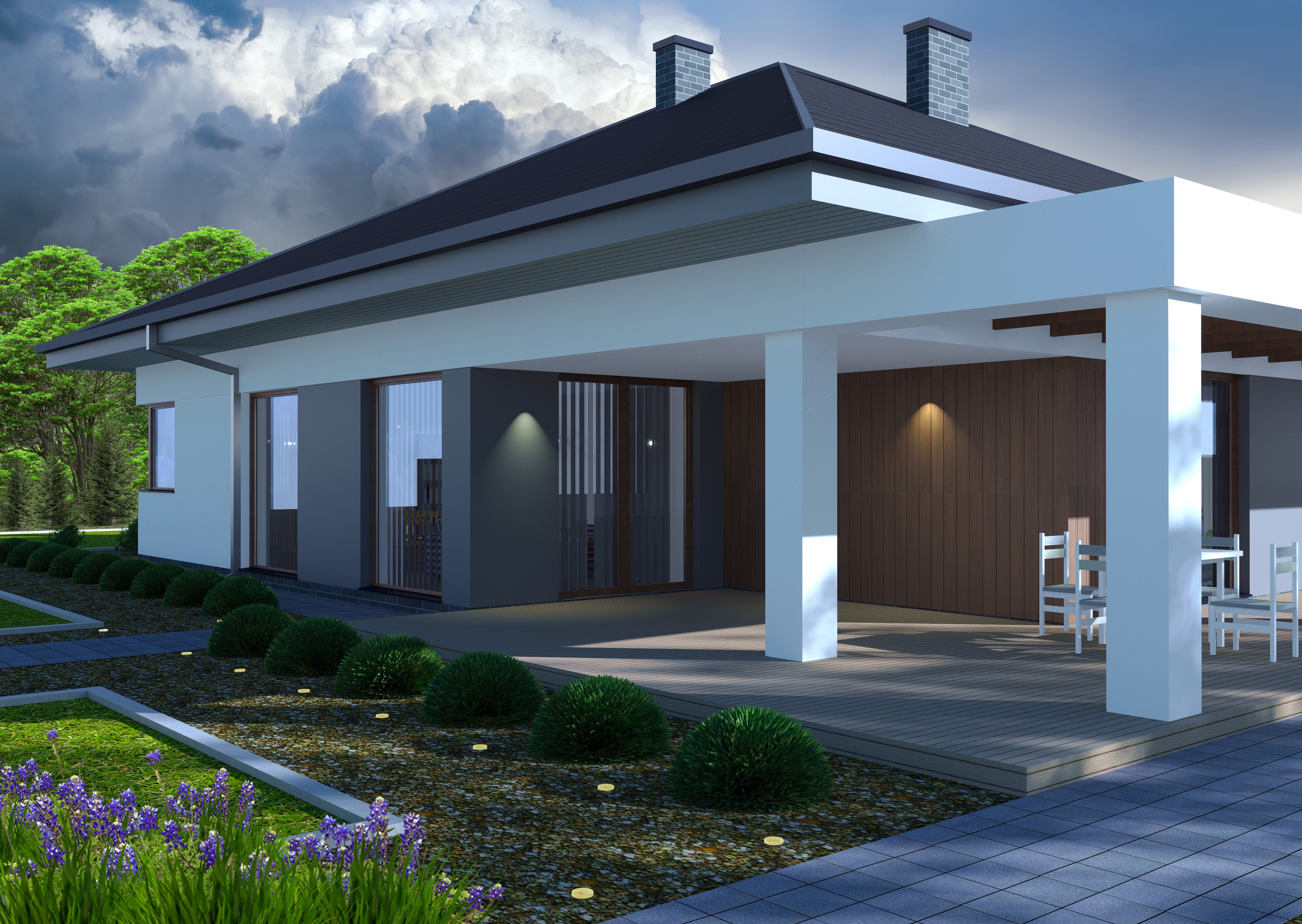 Одноповерховий житловий будинок 140 м2-4