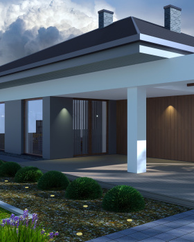 Одноповерховий житловий будинок 140 м2