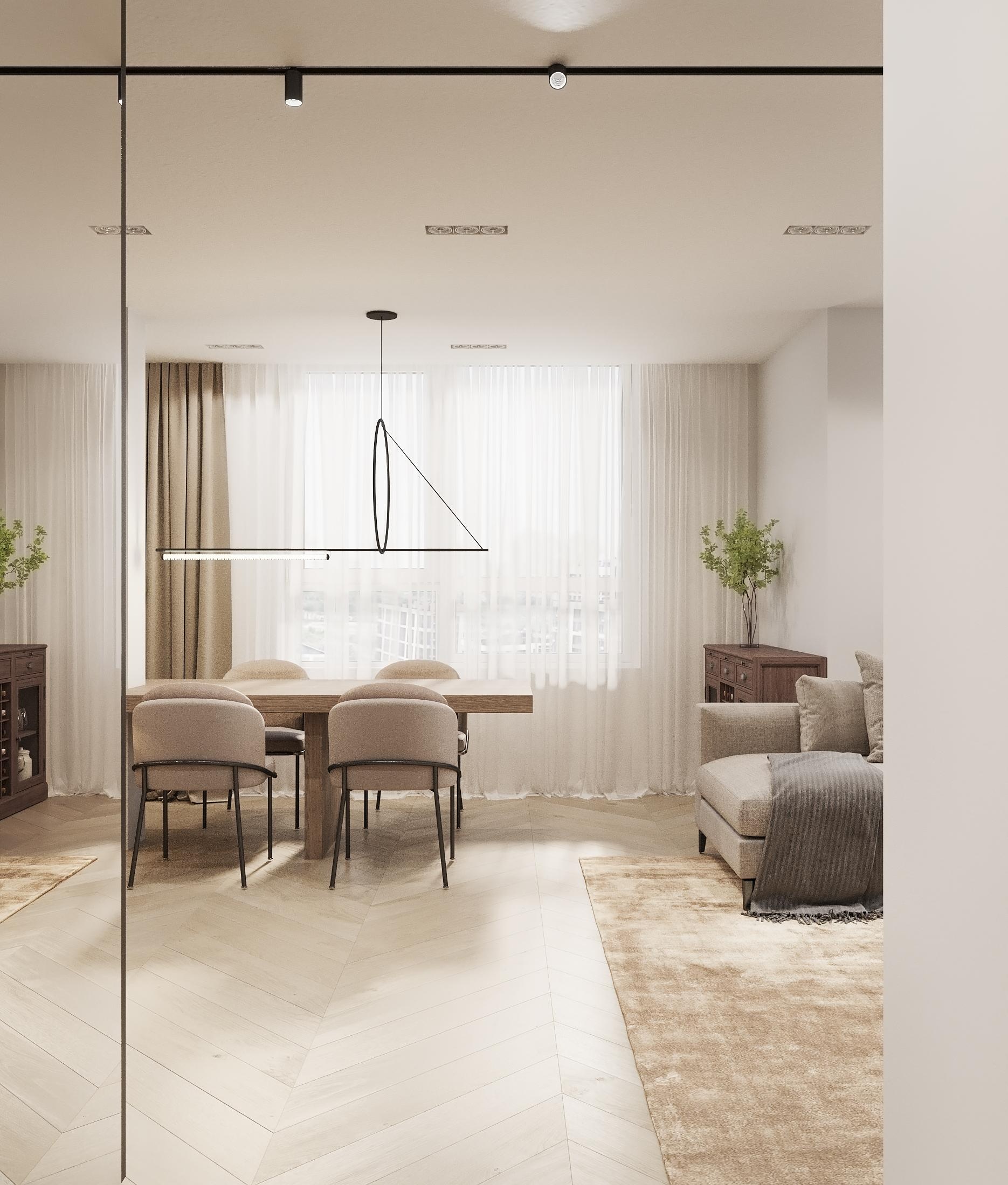 舒适的木质元素140平简约私宅！ | Paintit-3