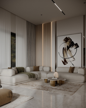 现代宁静卧室丨阿联酋迪拜丨Novex Studio