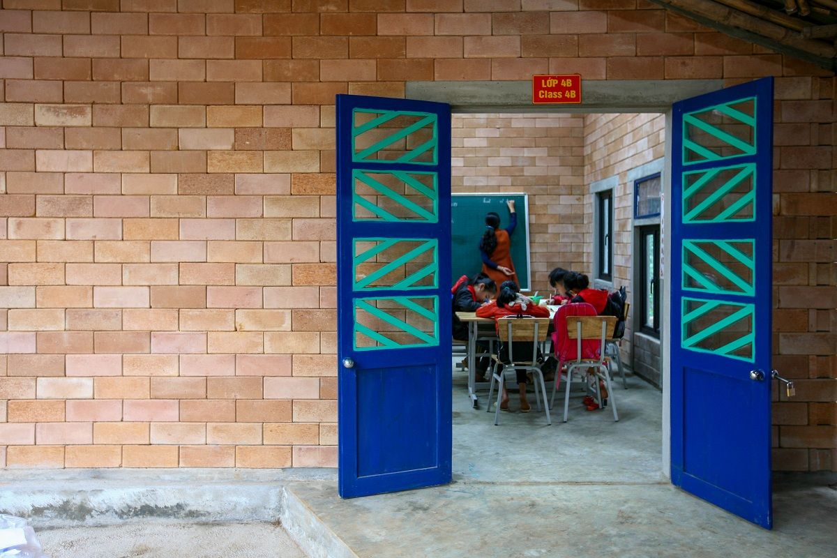 北越山区里的多元文化学校 · Đao 学校环保设计-25