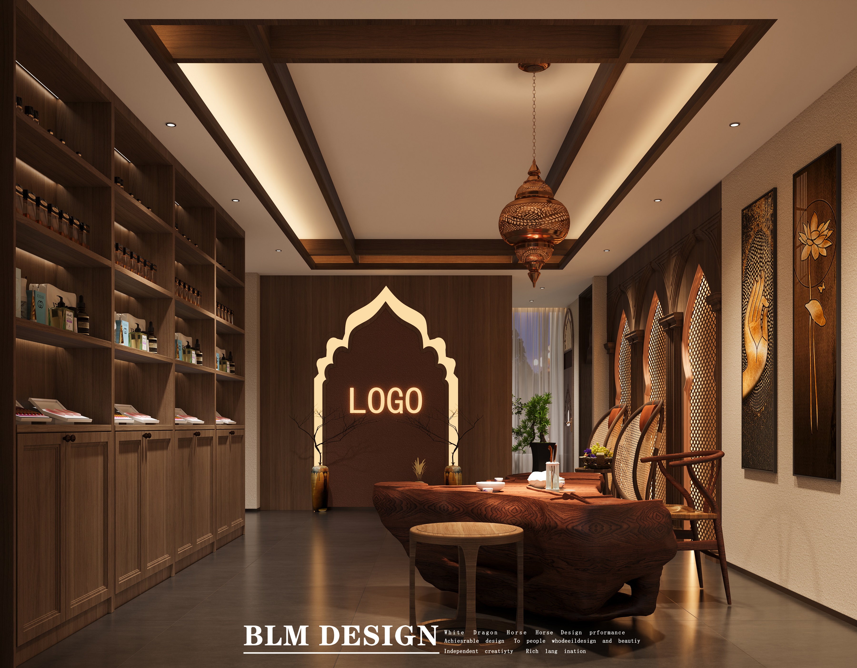 美容院装修案例-1