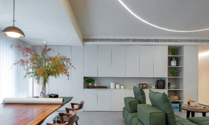 中粮·海景壹号 · 现代平层设计丨中国上海丨尚层别墅装饰-17