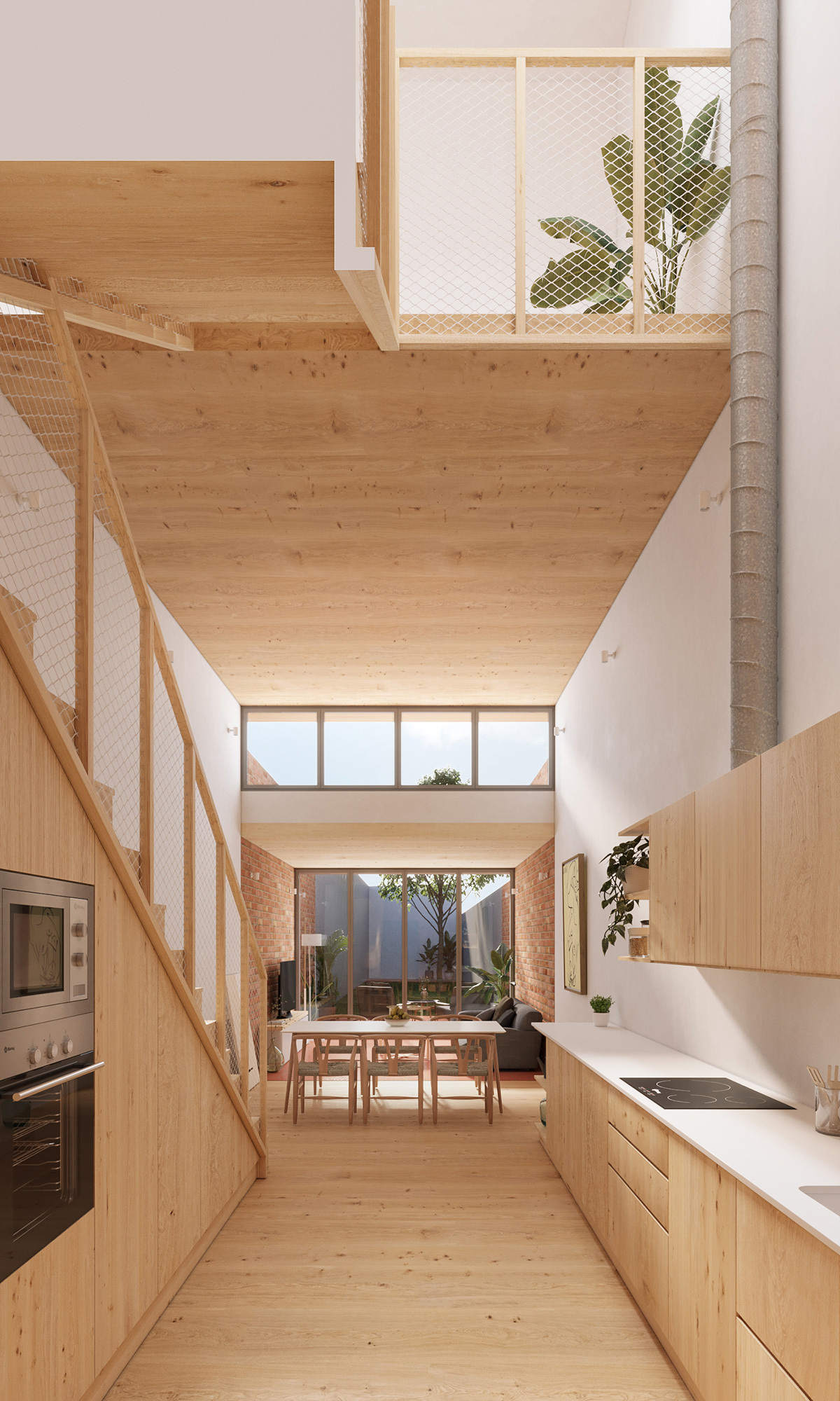 115ARI Single-Family Home Between Party Walls in Sabadell / Vallribera Noray Arquitectes-31