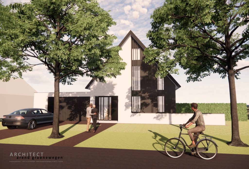 Moderne woning - stucwerk en aluminium - Arend Groenewegen Architect BNA-4