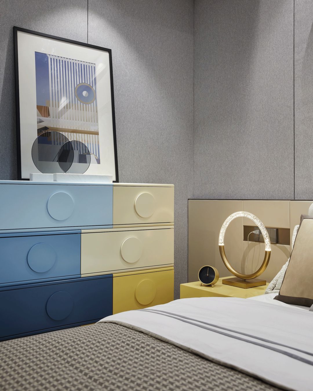 南昌欣悦湖 119 户型四房两厅两卫港式轻奢风住宅设计-47