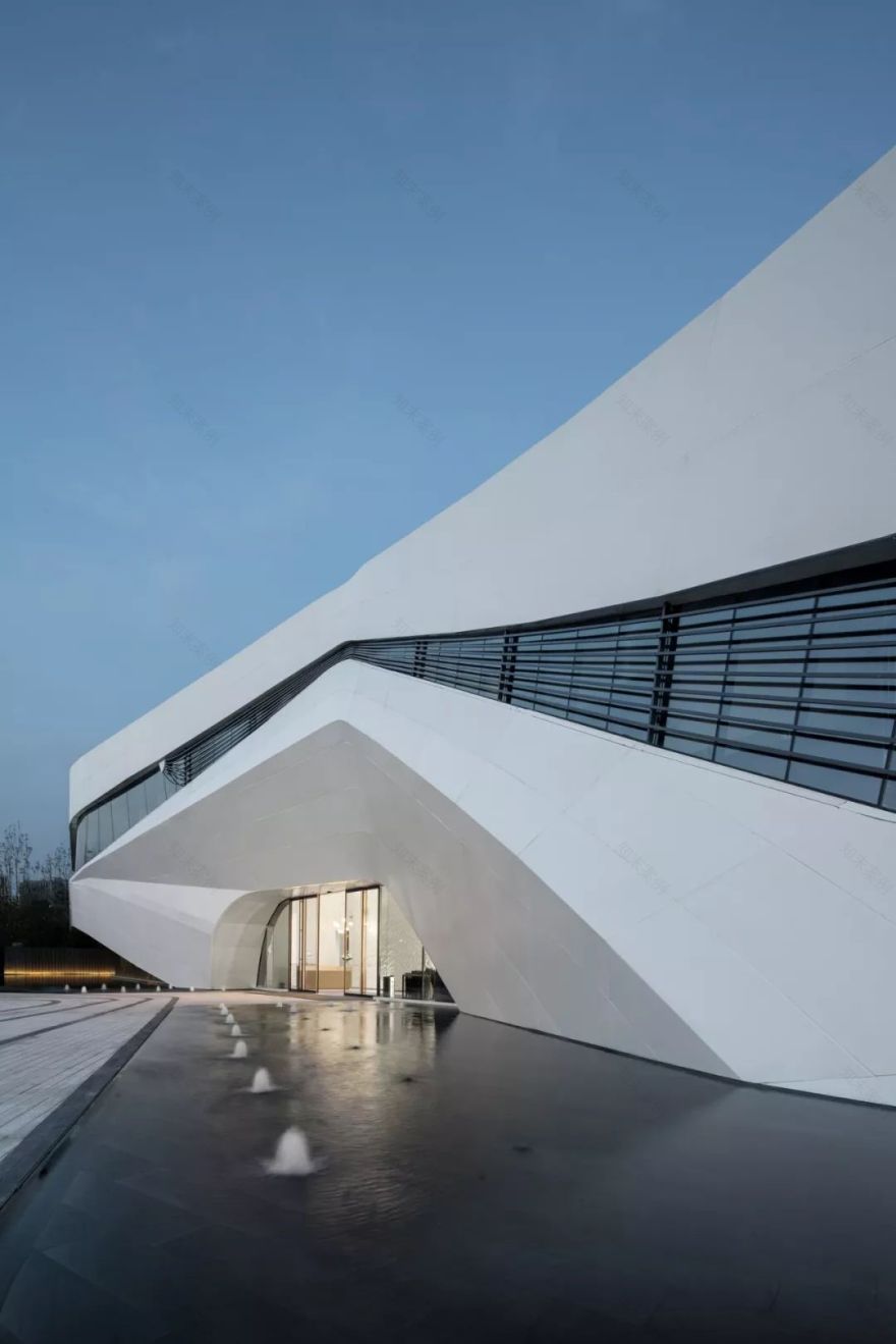 郑州金融岛的城市展厅设计 几何空间设计-8