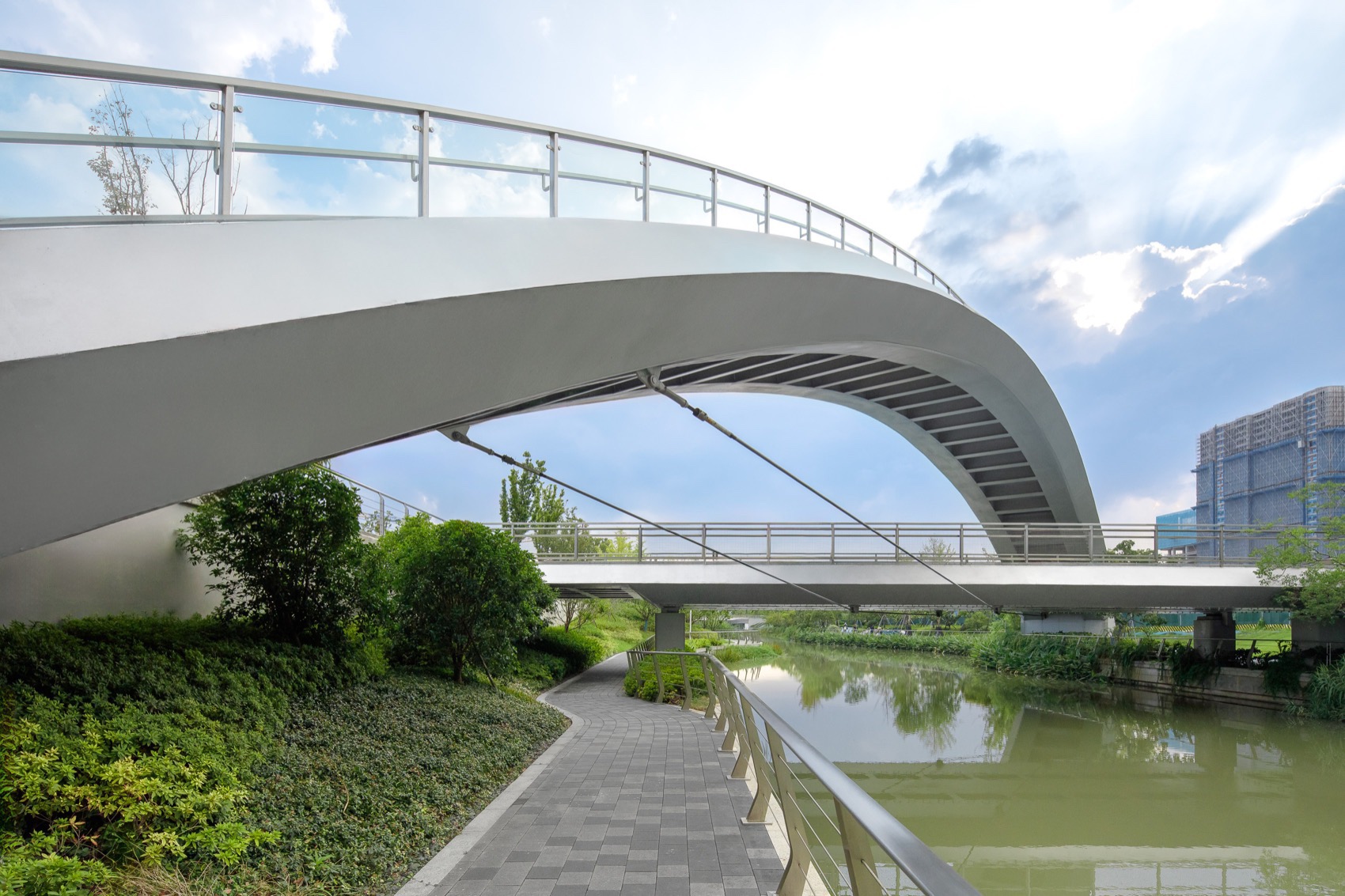 南京南部新城步行桥和车行桥丨中国南京丨NAN 建筑事务所+和作结构建筑研究所-83