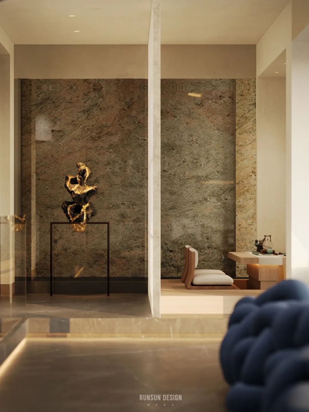 侘寂洞穴风民宿设计丨中国温州丨朗石设计-56