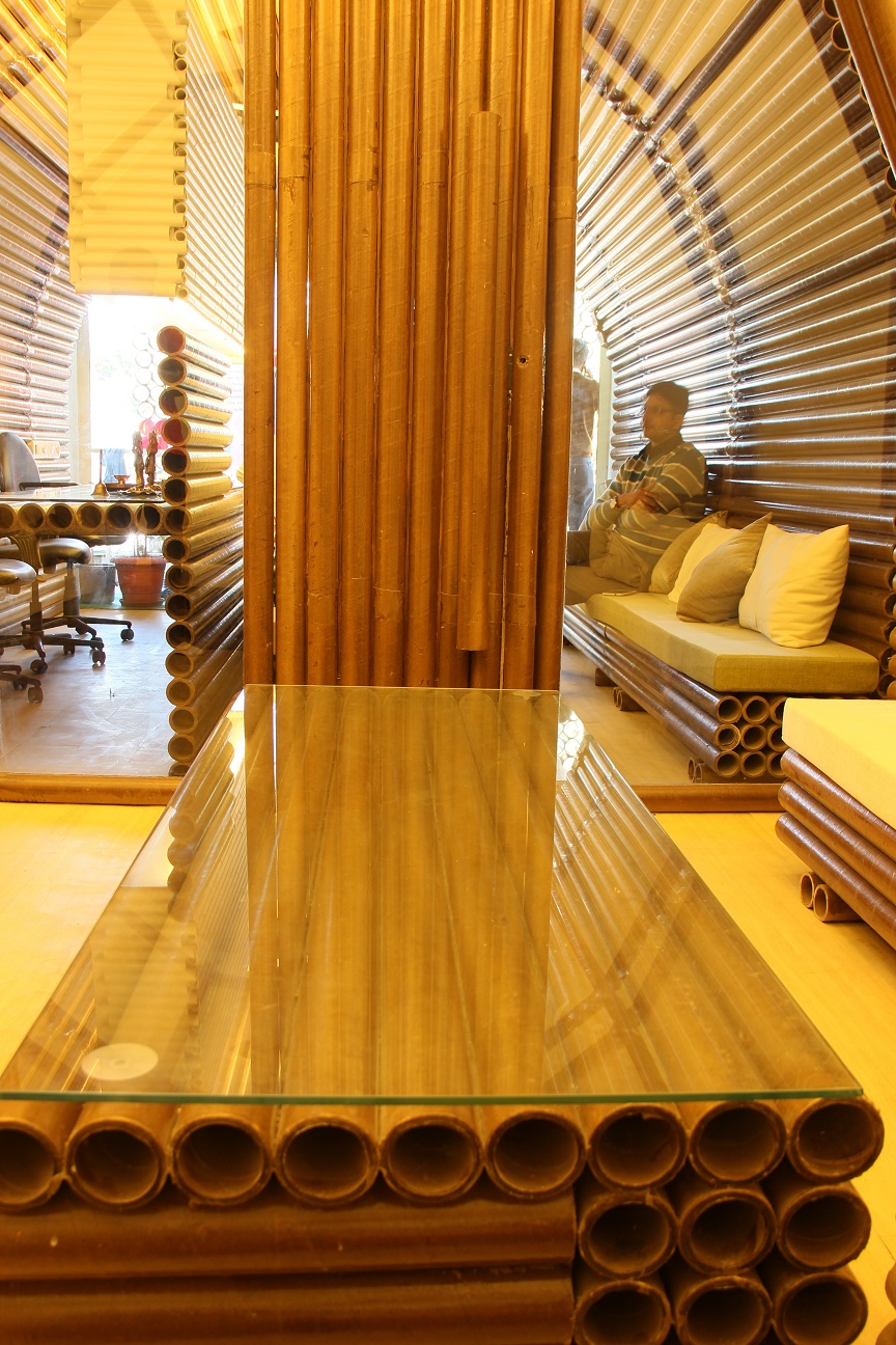 纸管办公室 | 经济实惠的绿色创意空间-30