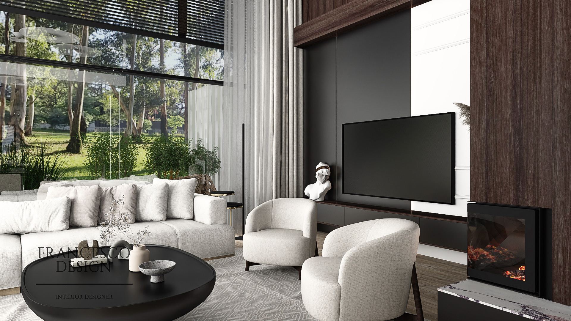 House in modern classic-7