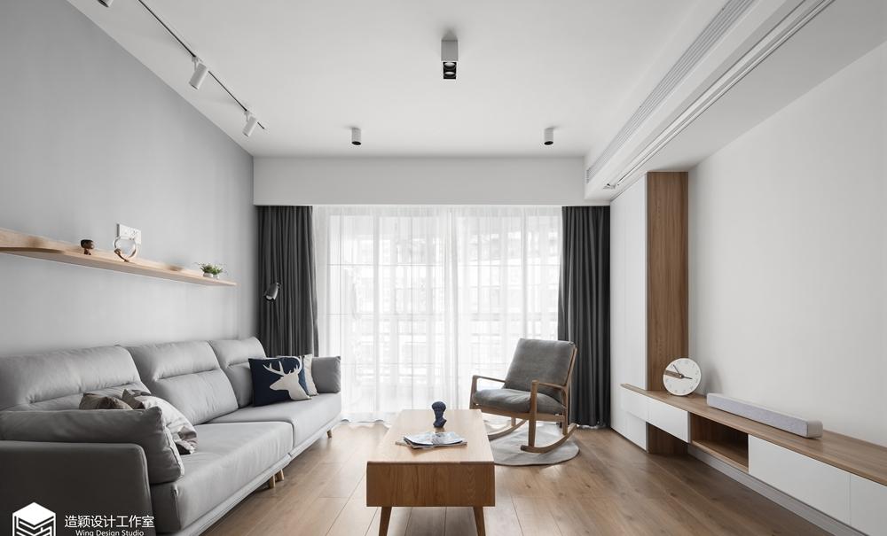 100㎡极简宜居空间设计-0