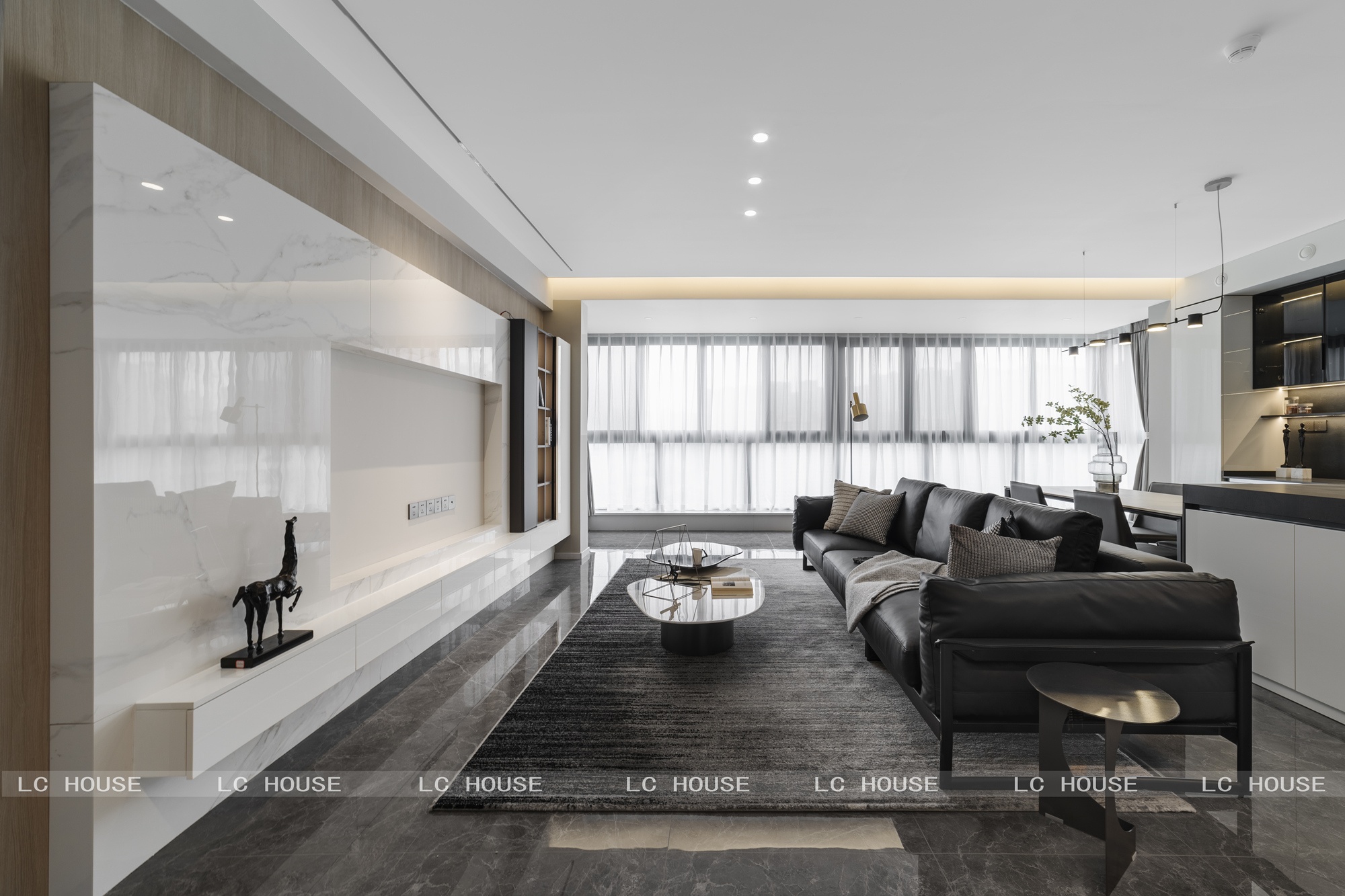 重庆南岸长江铭著现代湖景豪宅设计丨中国重庆丨鼎轩工程部-11