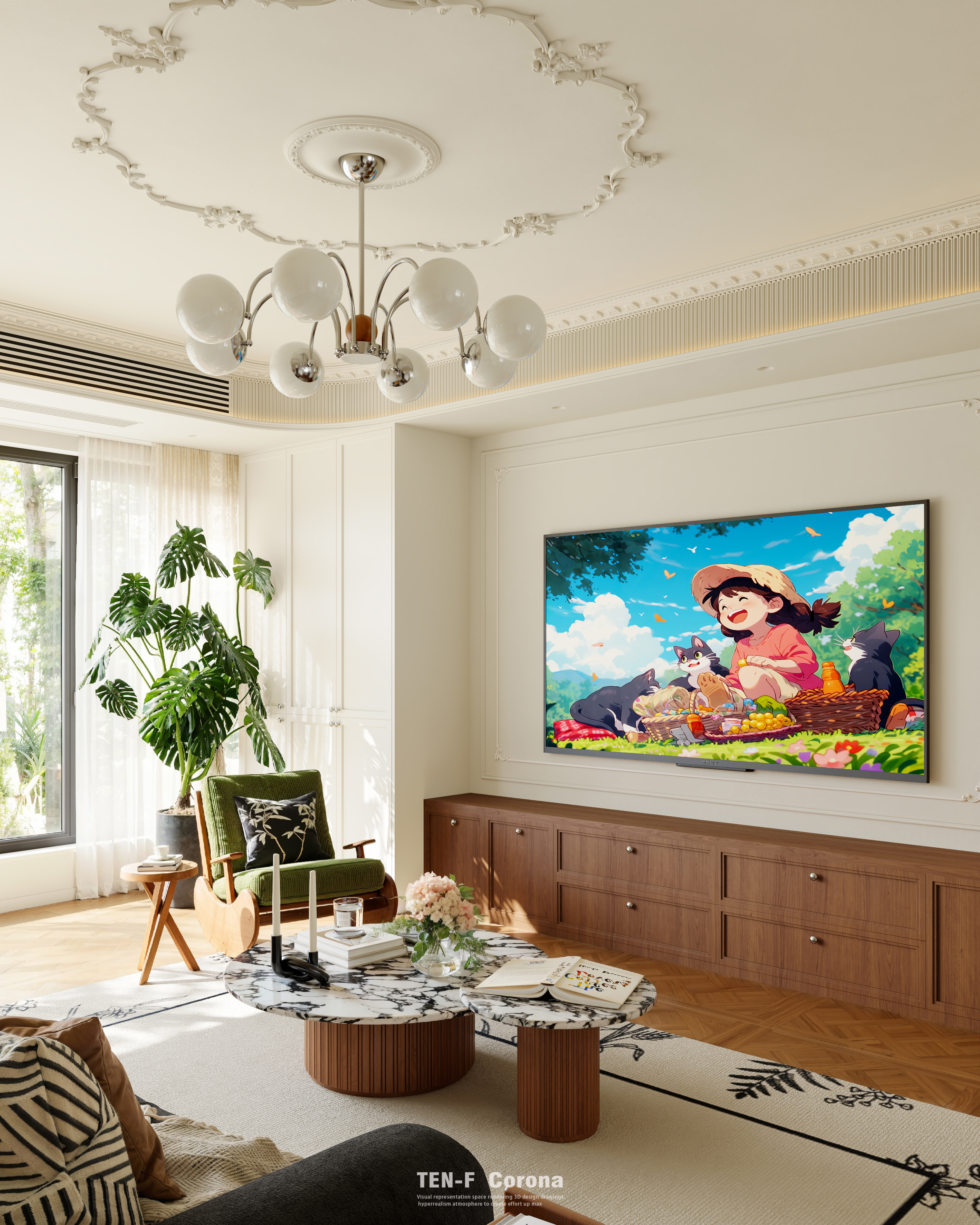 新案渲染 法式中古-0