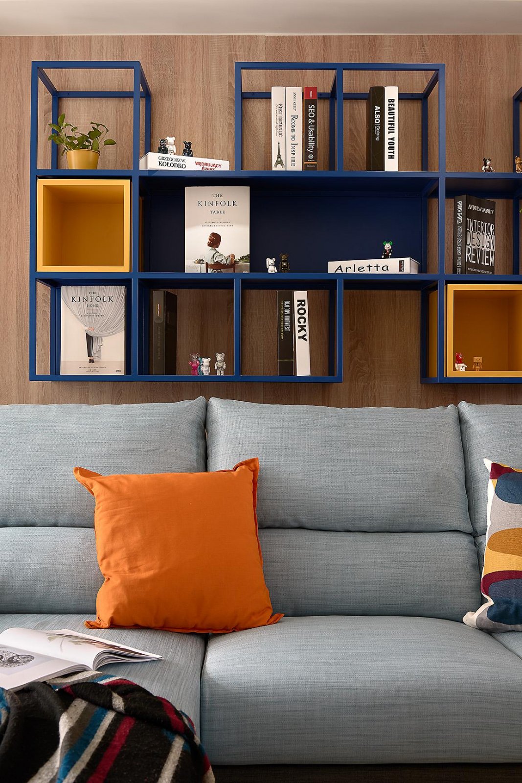 疗愈系的缤纷宅  巢空间室内设计-1