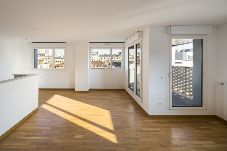 巴黎生态区砖砌云层公寓-19