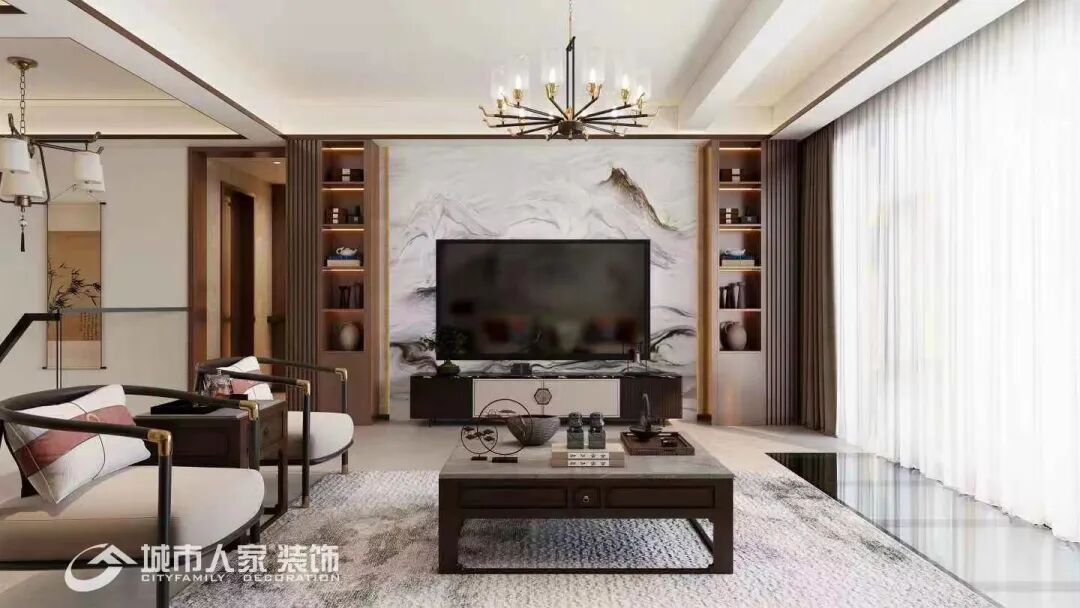 城市人家||秦基澜城B区185平方，新中式空间的诗意演绎-15