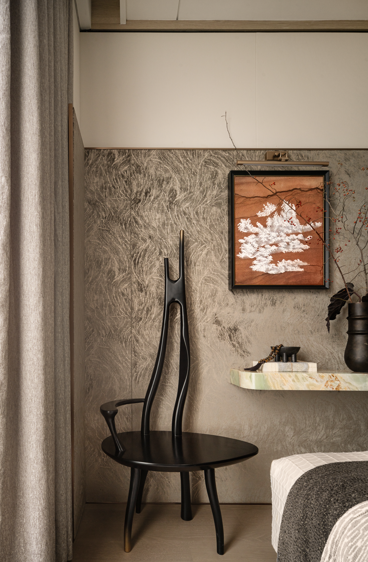 【IF DESIGN】新松弛主义丨杭州咏湖云庐中叠丨中国杭州丨软装IF DESIGN羽果设计-32