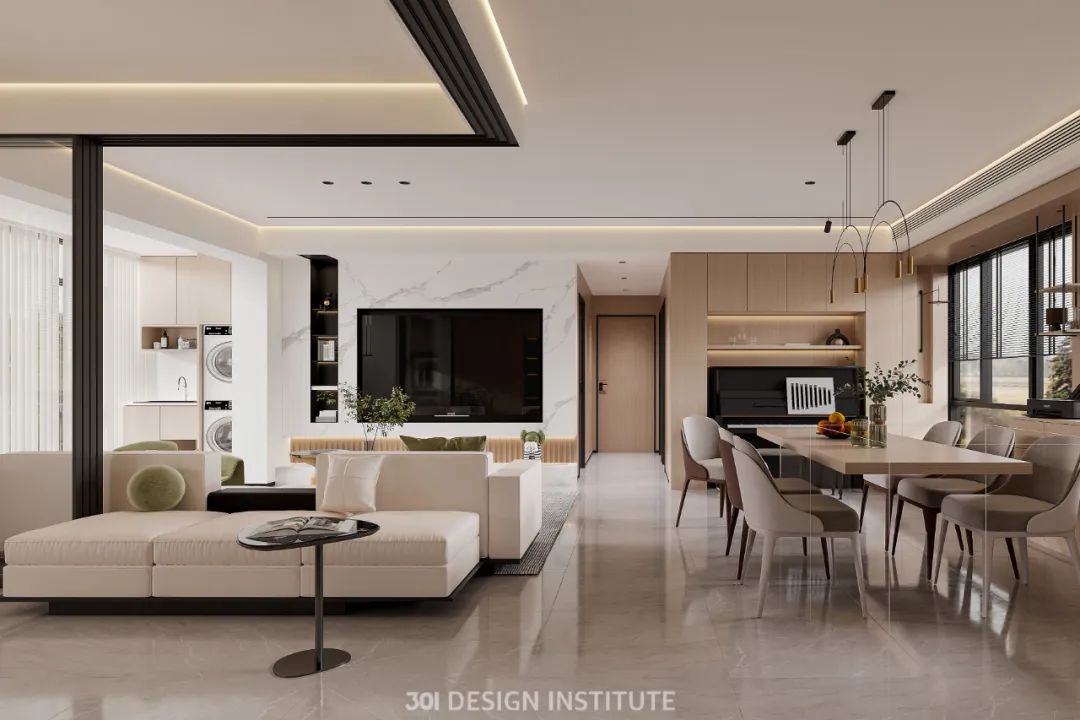 广州143㎡现代简约之家丨中国广州丨301设计研究所-13